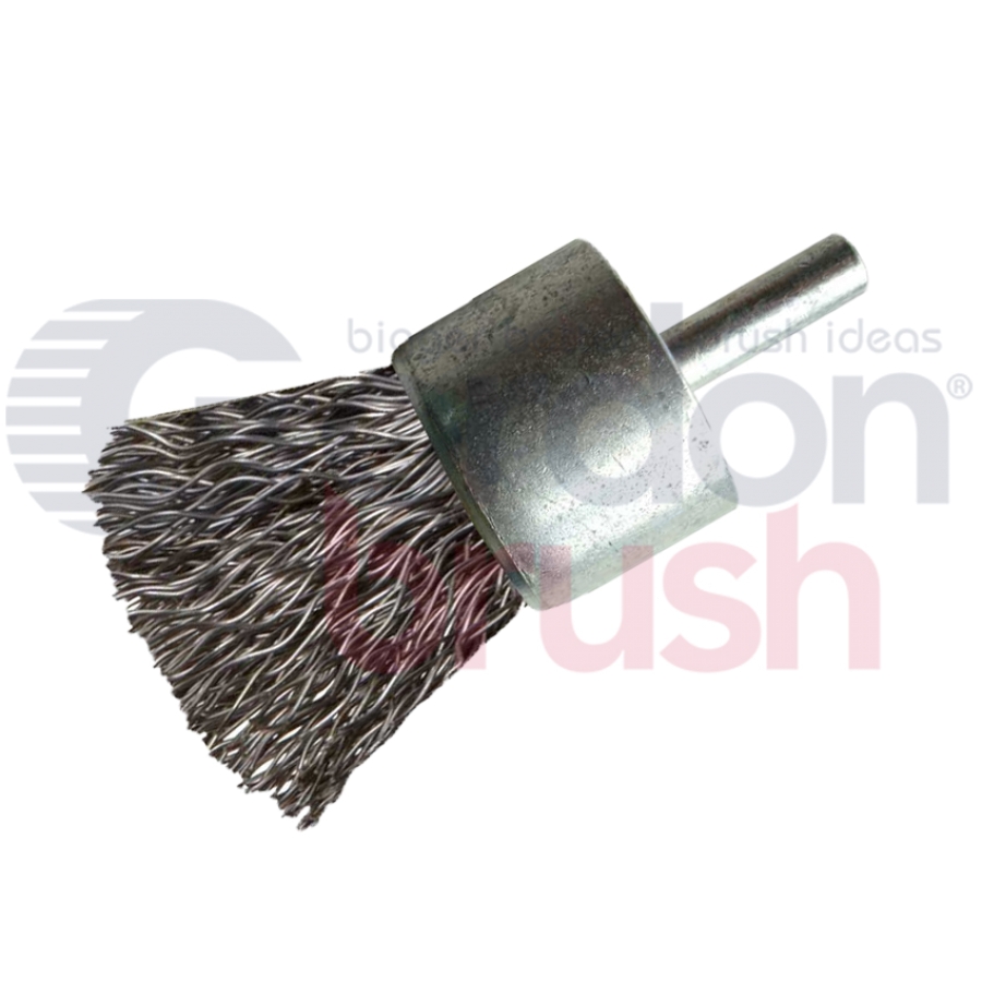 0.006" Stainless Steel End Brush