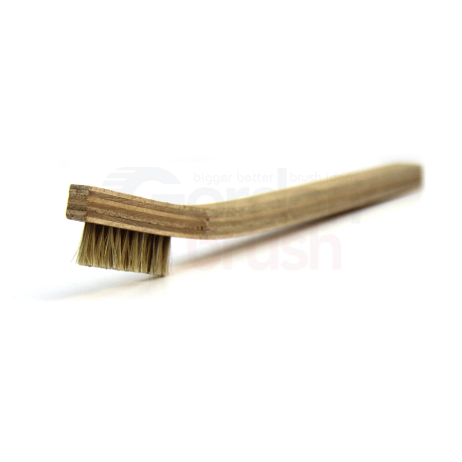 1 x 10 Row Horse Hair Bristle and Plywood Handle Brush