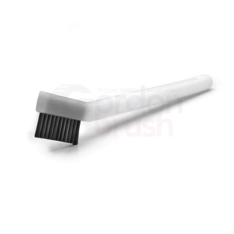 1 x 11 Row 0.003" Stainless Steel Bristle and Acetal Handle Scratch Brush