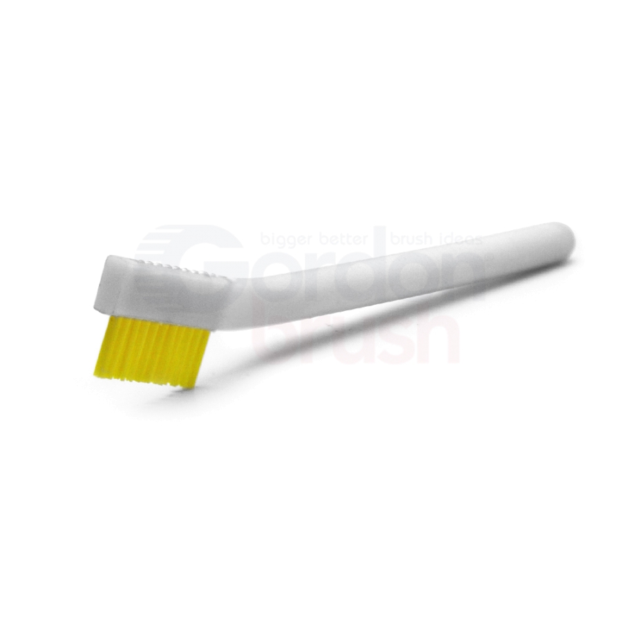1 x 11 Row 0.016" Stiff Static Dissipative Nylon Bristle and Static Dissipative Acetal Handle Brush