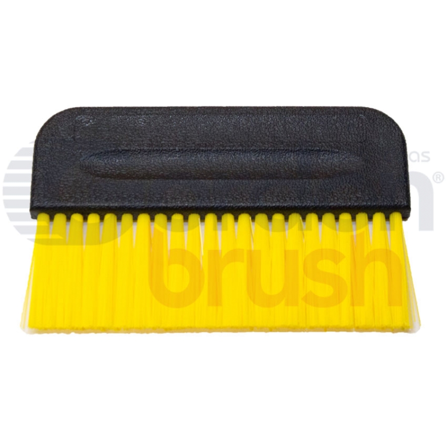 3-1/2" x 3/8" .016" Static Dissipative Nylon Bristle Short Handle Brush