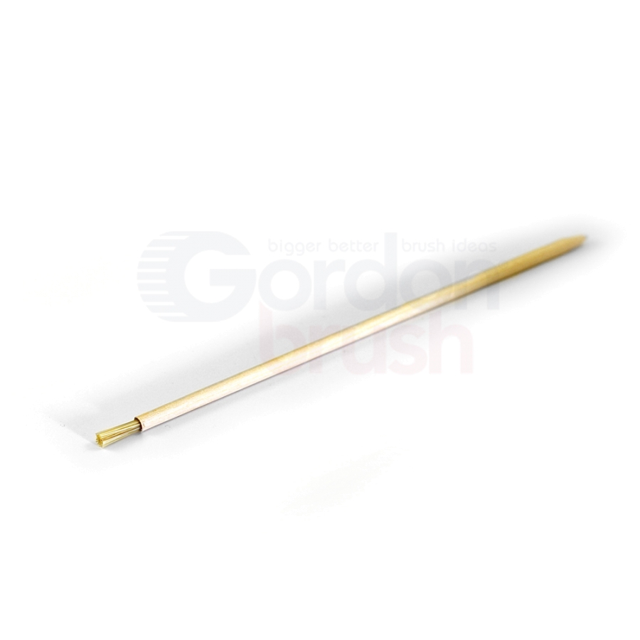 3/16" Diameter Hog Bristle/Wood Applicator Brush