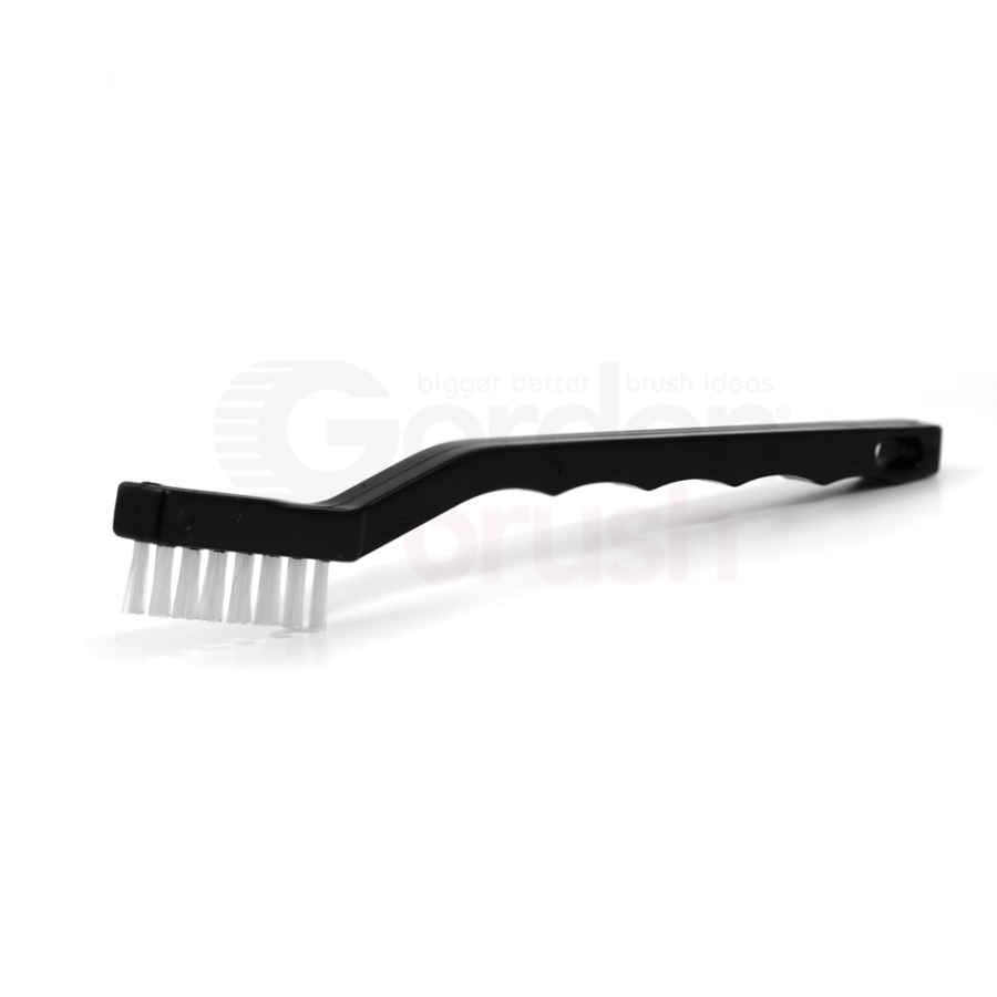 3 x 7 Row 0.012" Nylon Bristle and Plastic Handle Scratch Brush