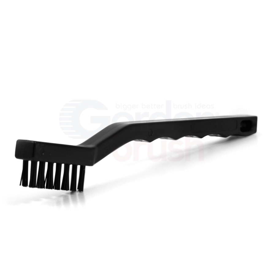 3 x 7 Row 0.020" Nylon Bristle and Plastic Handle Scratch Brush