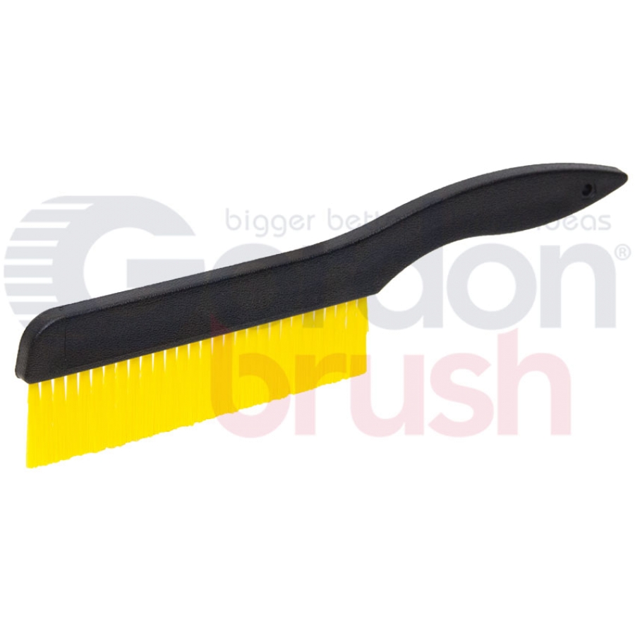 5-1/8" x 3/8" .010" Static Dissipative Nylon Bristle Shoe Handle Brush