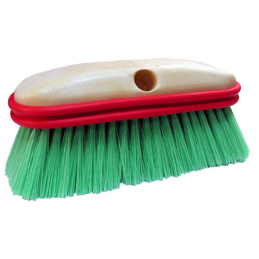 9" Wash Brush – Green Polyester (soft)