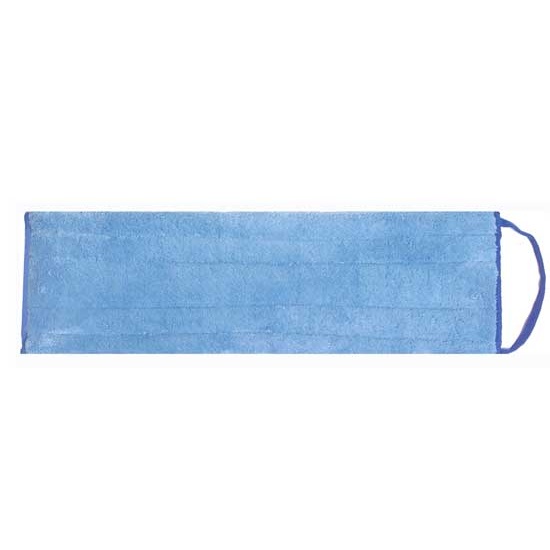 eMOP™ Pads - Dry Pad Blue, Microfiber with Blue Piping