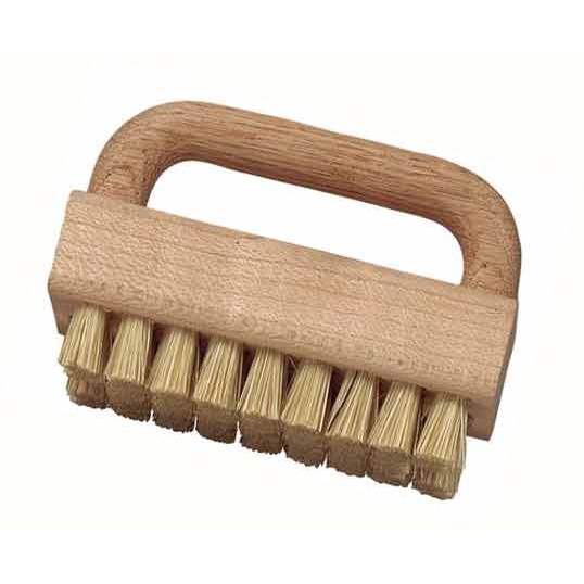 Hog Bristle, 3-1/2" x 2-1/4" Wood Handle Block Scrub Brush