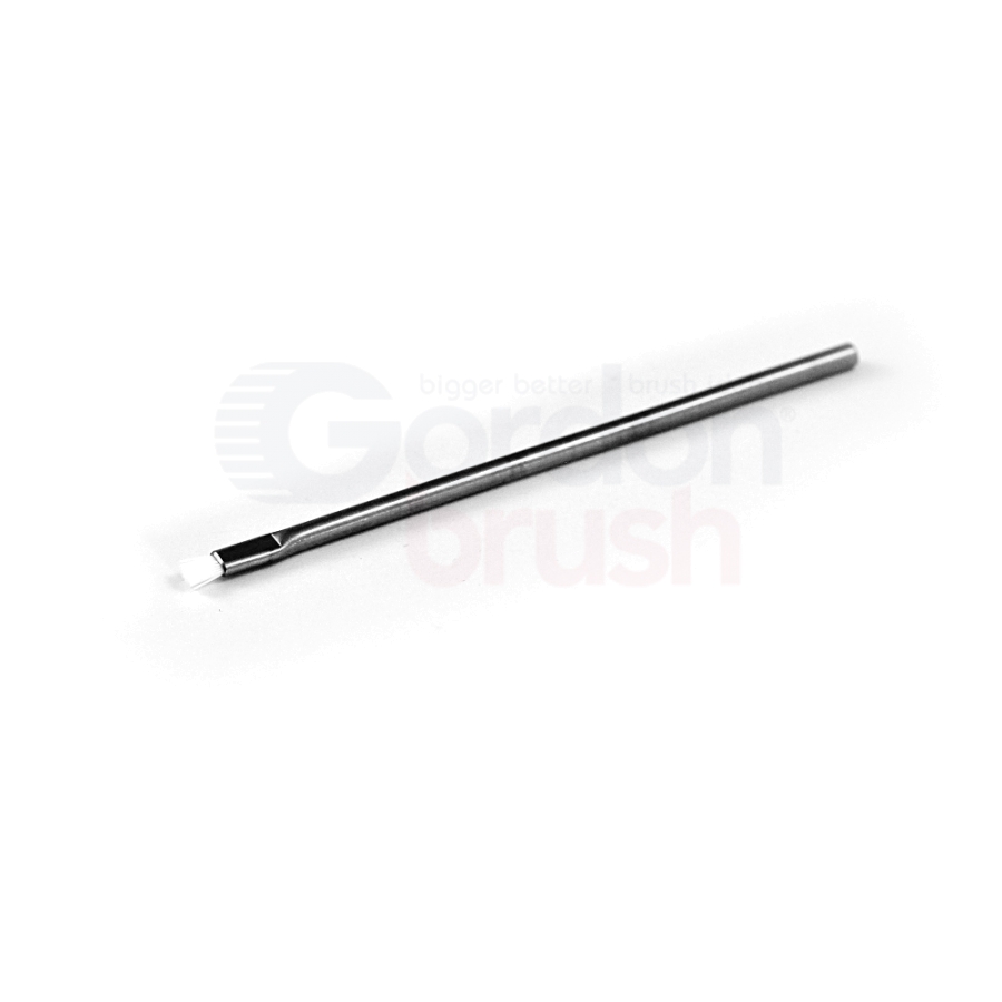 Static Dissipative 0.010" Nylon Applicator Brush — 1/8" Diameter Stainless Steel Tube Handle