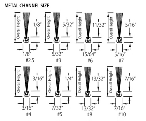 Metal Channel Size