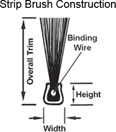 Strip Brush Construction