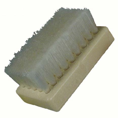 0.006" Crimped Plyer Bristle, 2-1/2" x 1-7/16" Plastic Block Scrub Brush