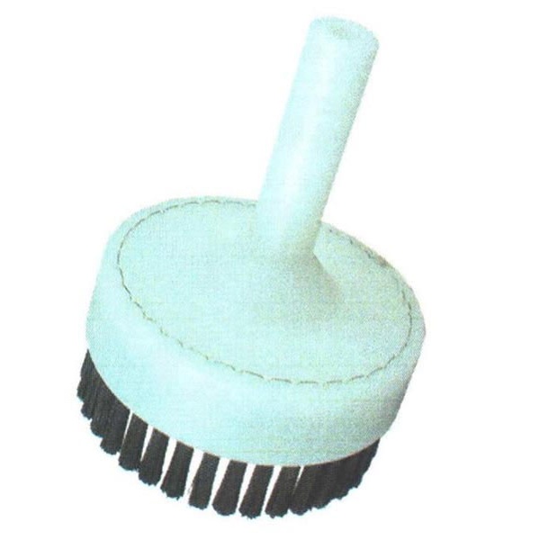0.006" PEEK Bristle, Polypropylene Body, Acid-Resistant Vacuum Brush 1
