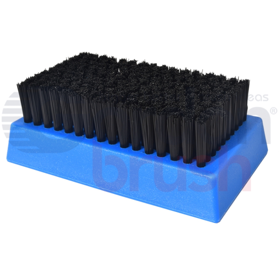 0.012" Black Nylon Bristle, 4-1/4" x 2-1/2" Plastic Block Brush 2