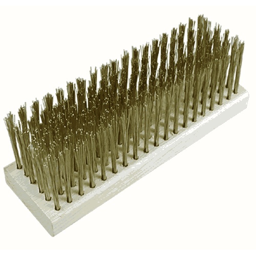 4-1/2 x 1-3/4 Hog Bristle Hand Scrub Block Brush 9162CK - Gordon Brush