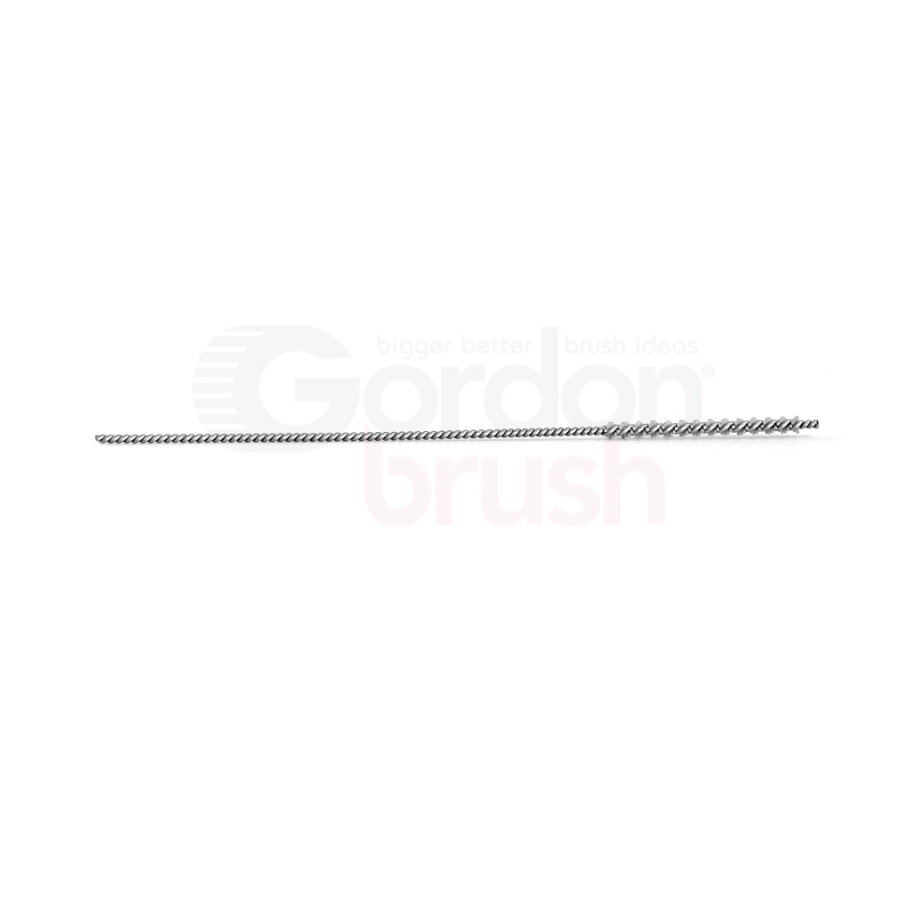.069"  Diameter with 600 Grit Aluminum Oxide Nylon and Stainless Steel Stem Wire Micro Spiral Brush 2