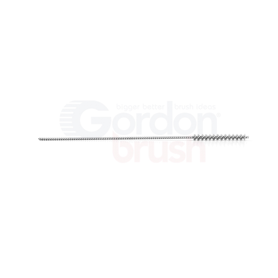 .087" Diameter with 600 Grit Aluminum Oxide Nylon and Stainless Steel Stem Wire Micro Spiral Brush 2