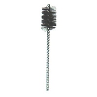 1-1/8" Brush Diameter .005" Wire Diameter Single Spiral Power Brush - Brass
