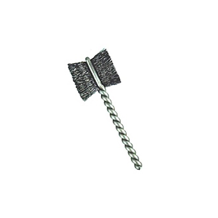 1-1/8" Brush Diameter .008" Fill Wire Diameter Side Action Brush-Paddle Brush - Stainless Steel