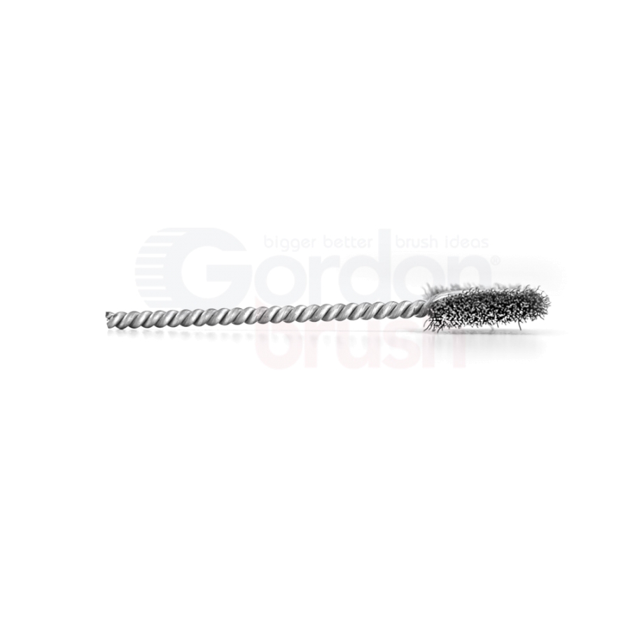 1/2" Brush Diameter .005" Fill Wire Diameter Side Action Brush-Paddle Brush - Stainless Steel 2