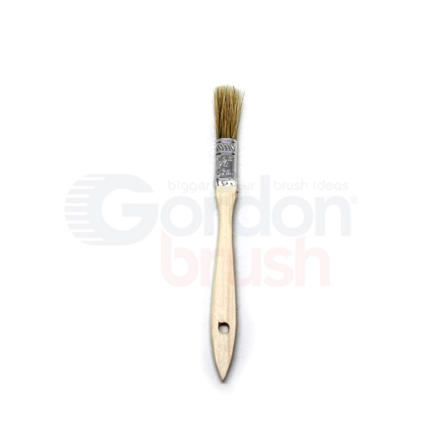 1/2" Natural Bristle and Wood Handle Chip Brush 1