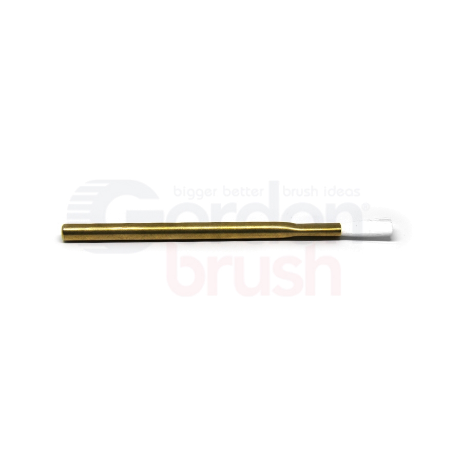 1/4" Diameter .003" Nylon Fill 11/16" Trim and Brass Handle Applicator Brush 2