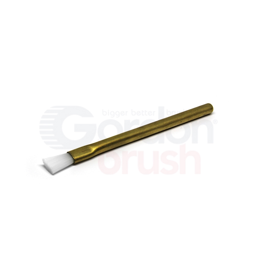 1/4" Diameter .008" Nylon 1/2" Trim and Brass Handle Applicator Brush