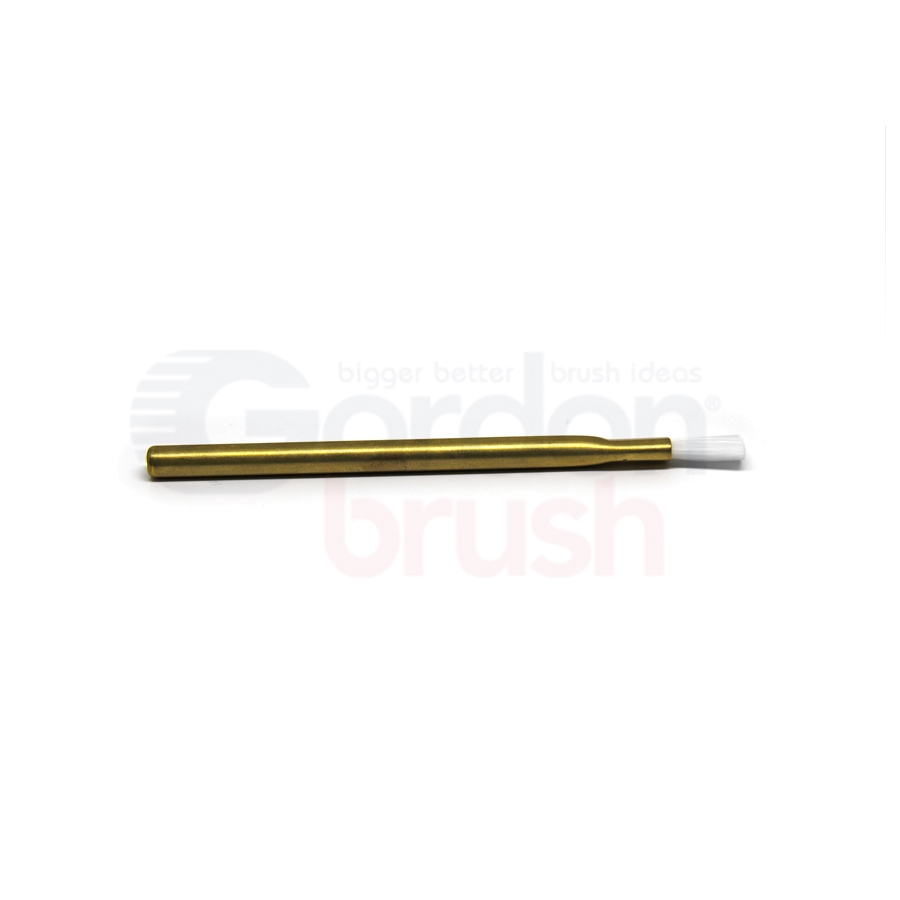 1/4" Diameter .008" Nylon 1/2" Trim and Brass Handle Applicator Brush 2