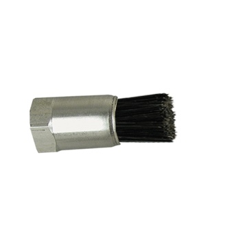 1/4" Diameter Body, Goat Hair Fill, .038" Orifice, Female Thread, Flow Thru Brush