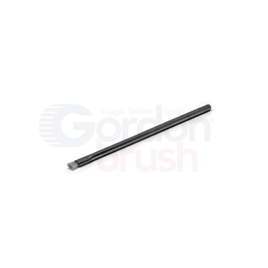 1/8" Diameter .003" Nylon Bristle 1/8" Trim and Stainless Steel Applicator Brush