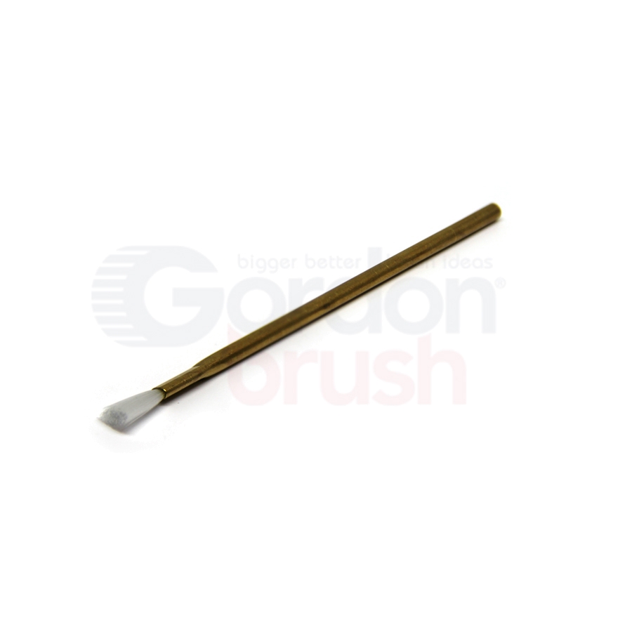 1/8" Diameter .003" Nylon Fill and Brass Handle Applicator Brush