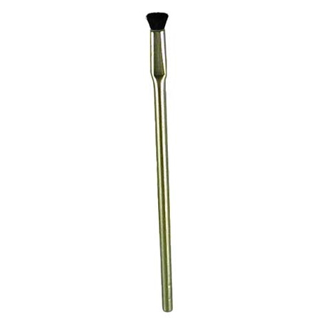 1/8" Diameter Goat Hair, 1/2" Trim and Brass Handle Applicator Brush 1