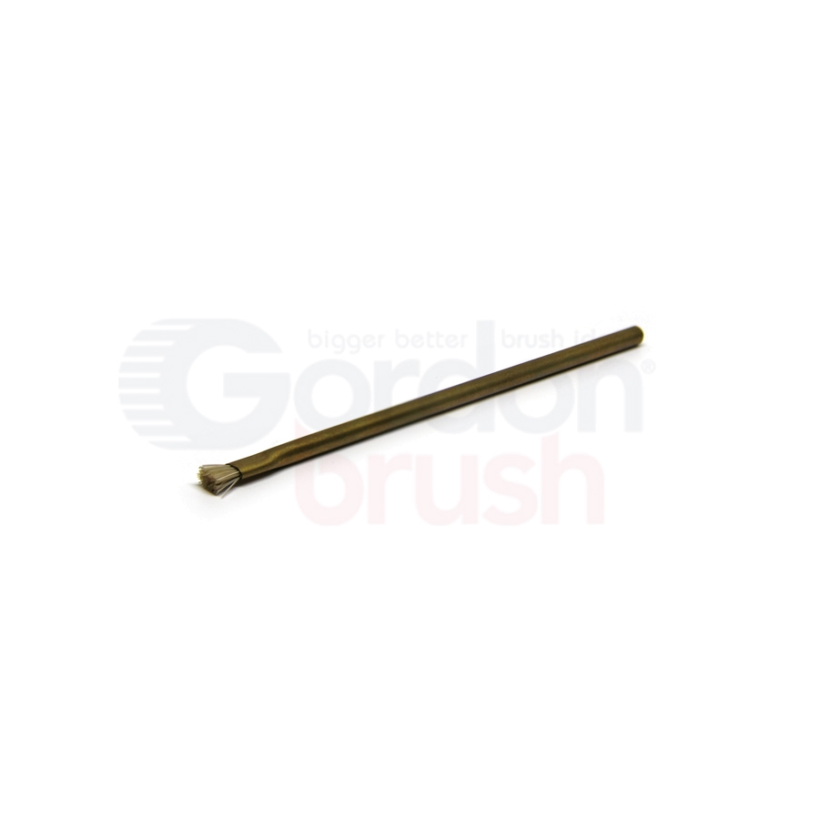 1/8" Diameter Horse Hair, 1/8" Trim and Brass Handle Applicator Brush