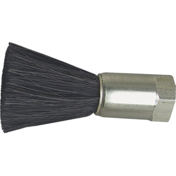 1" Diameter Body, Goat Hair Fill, .125" Orifice, Female Thread, Flow Thru Brush