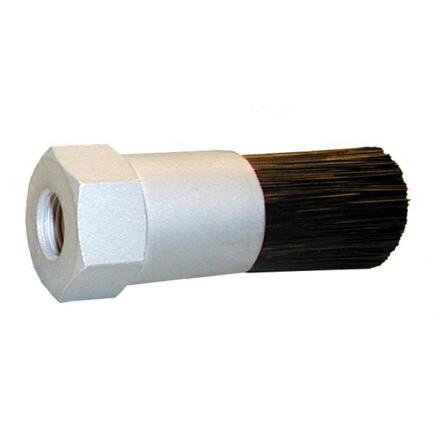 1" Diameter Body, Nylon Fill, .125" Orifice, Female Thread Flow Through Brush