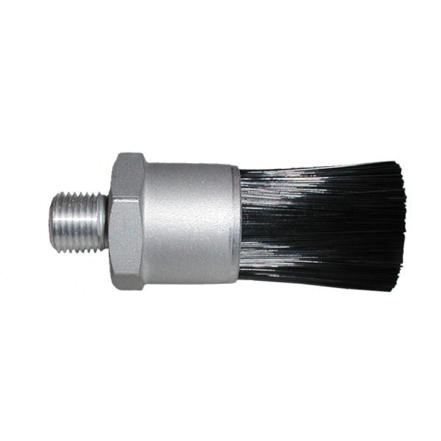 1" Diameter Body, Nylon Fill, .125" Orifice, Male Thread Flow Through Brush