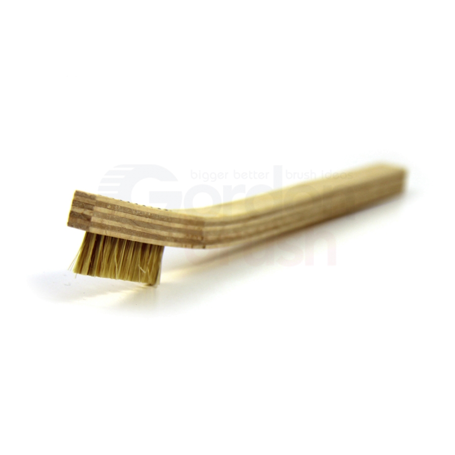 1 x 10 Row Hog Bristle and Plywood Handle Brush