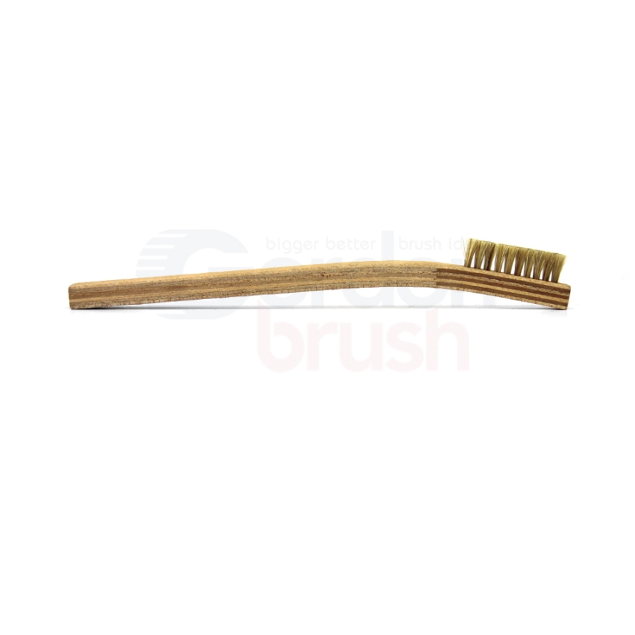 1 x 10 Row Horse Hair Bristle and Plywood Handle Brush 3