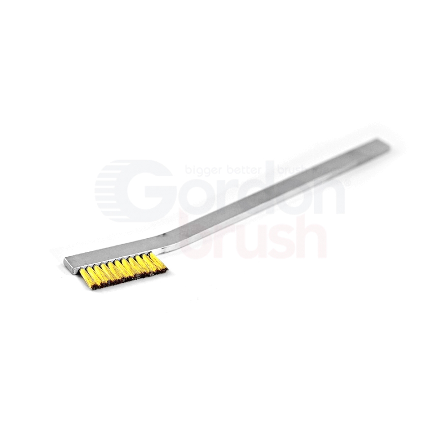 Gordon Brush 28Al 5 x 9 .008 Crimped Aluminum and Shaped Plywood Scratch Brush Case of 12