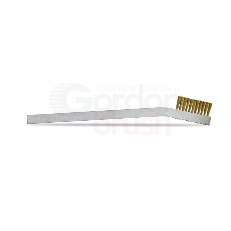 Hand wire brush brass