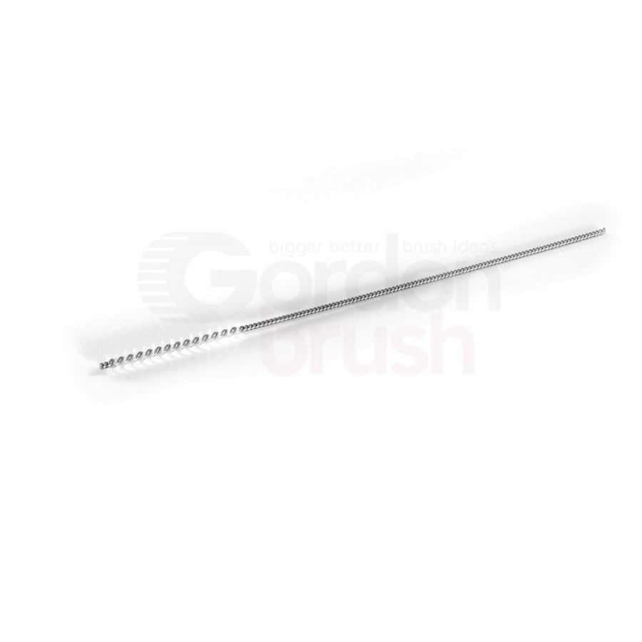 .103" Diameter with 600 Grit Aluminum Oxide Nylon and Stainless Steel Stem Wire Micro Spiral Brush