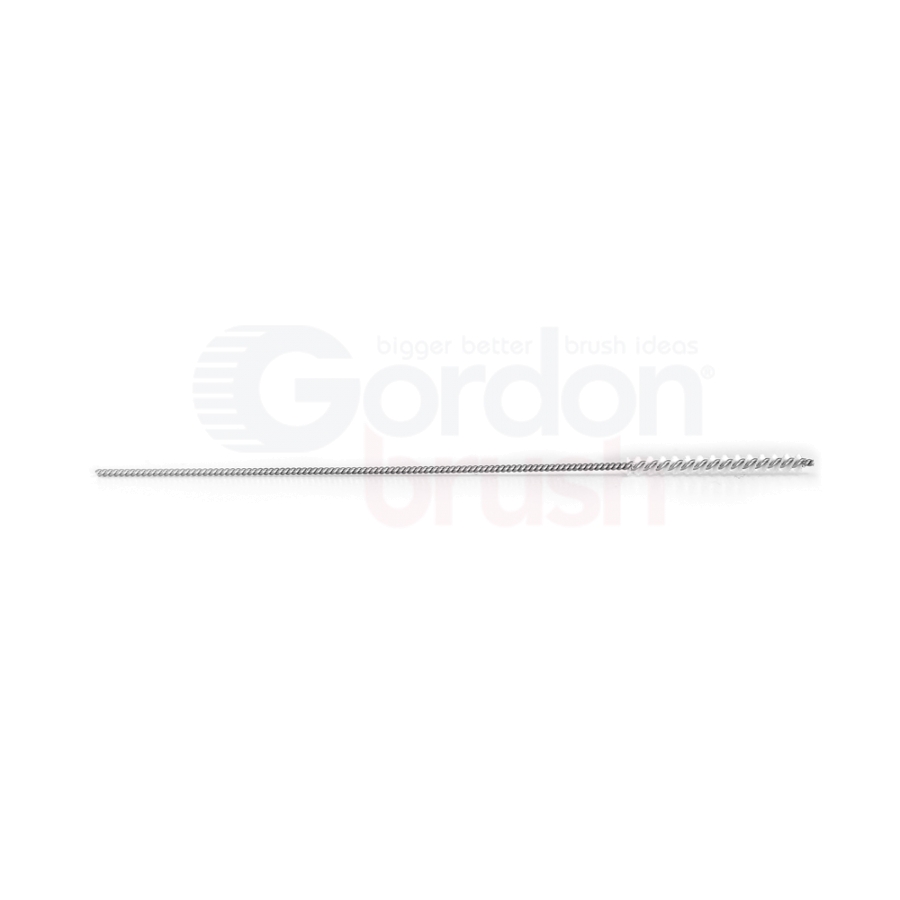 .103" Diameter with 600 Grit Aluminum Oxide Nylon and Stainless Steel Stem Wire Micro Spiral Brush 2