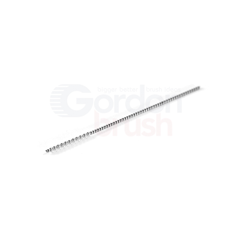 .120" Diameter with 600 Grit Aluminum Oxide Nylon and Stainless Steel Stem Wire Micro Spiral Brush