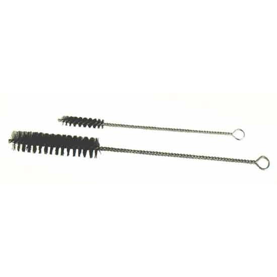 13/16" Diameter .005" Fill Single Spiral Brush With Ring Handle - Stainless