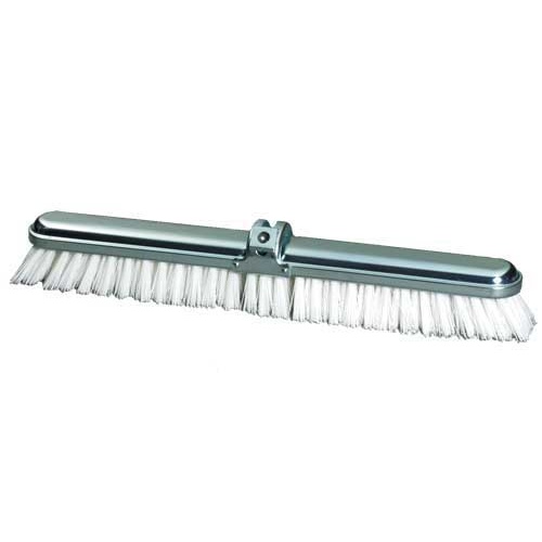 14" Steel Back Deck Scrub with Extra Stiff Polypropylene