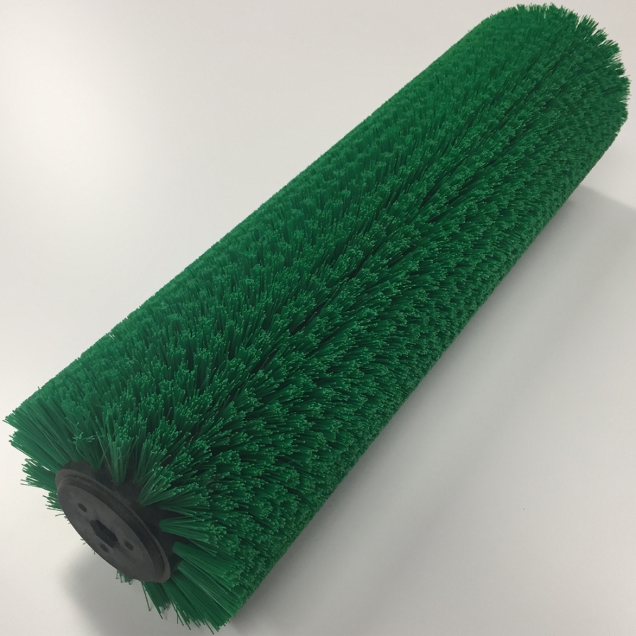 15" Green Cylinder Brush