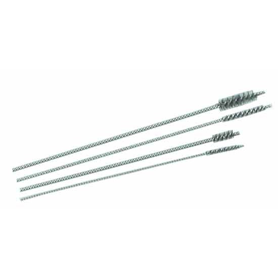 .172" Diameter with 600 Grit Aluminum Oxide Nylon and Stainless Steel Stem Wire Micro Spiral Brush
