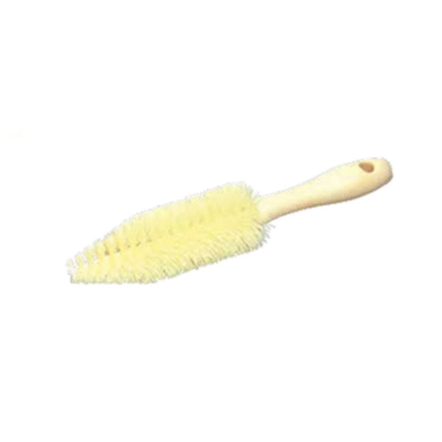 2" Diameter Spoke Brush, Polypropylene Bristle and Plastic Handle
