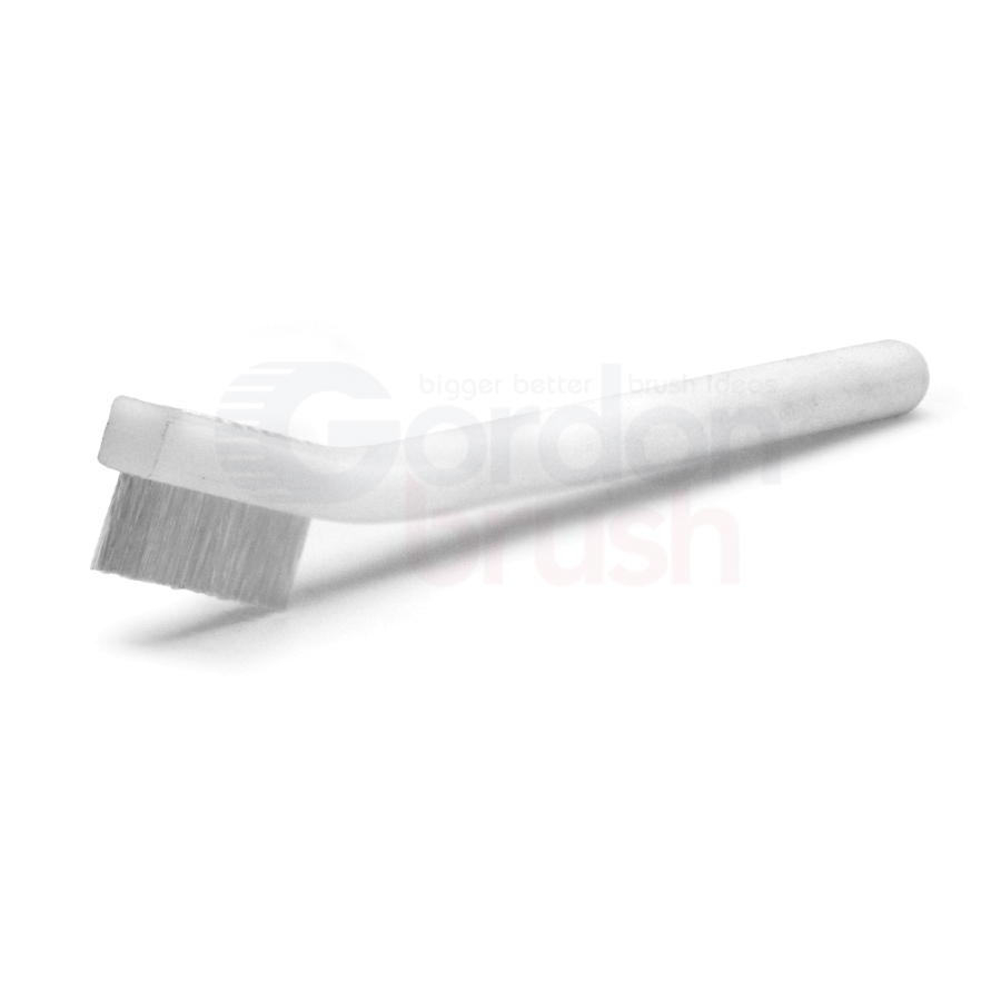 2 x 11 Row 0.012" Stiff Nylon Bristle and Acetal Handle Brush