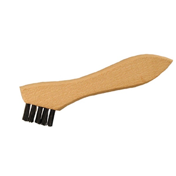 2 x 5 Row 0.012" Nylon Bristle 30 Degree Angled Small Upright Brush